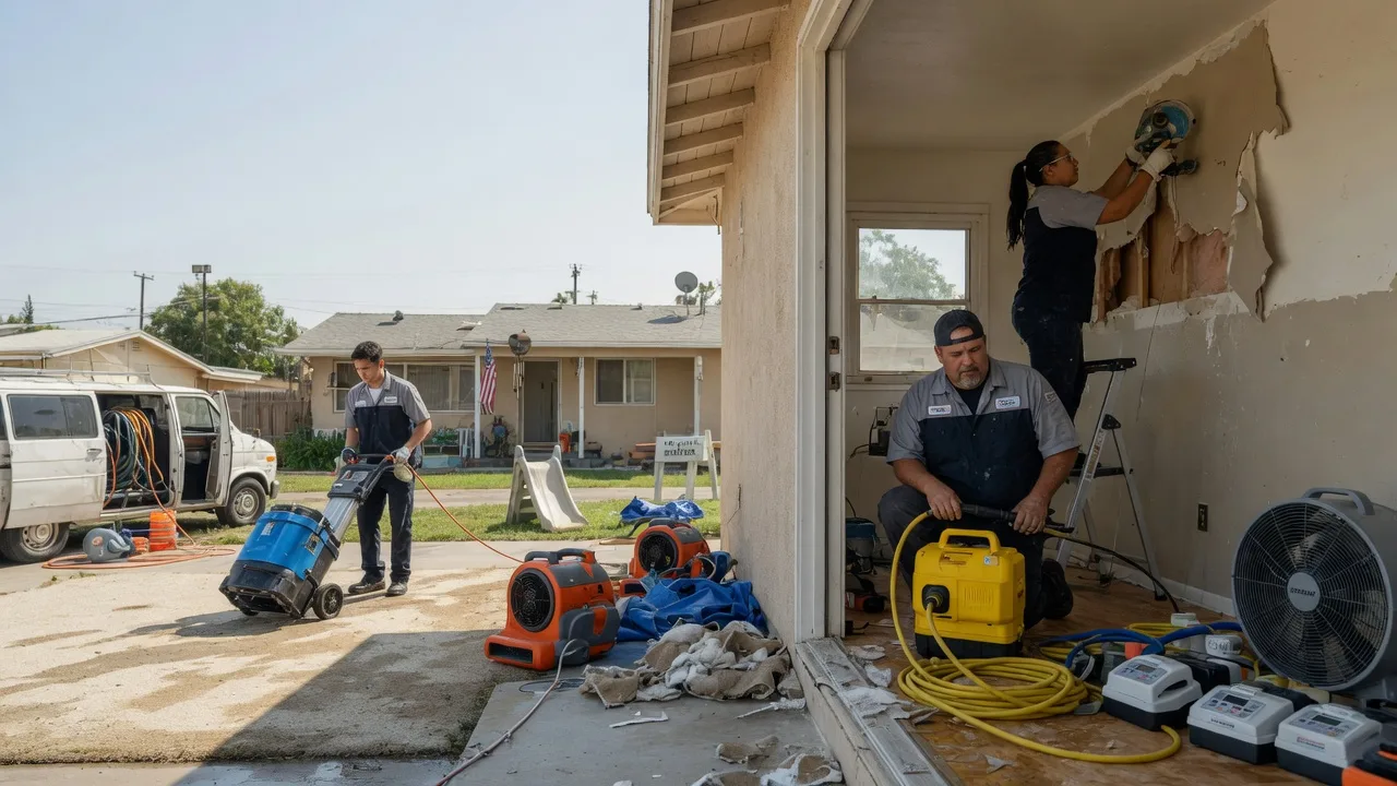 Water Damage Restoration in Sunset, TX near me